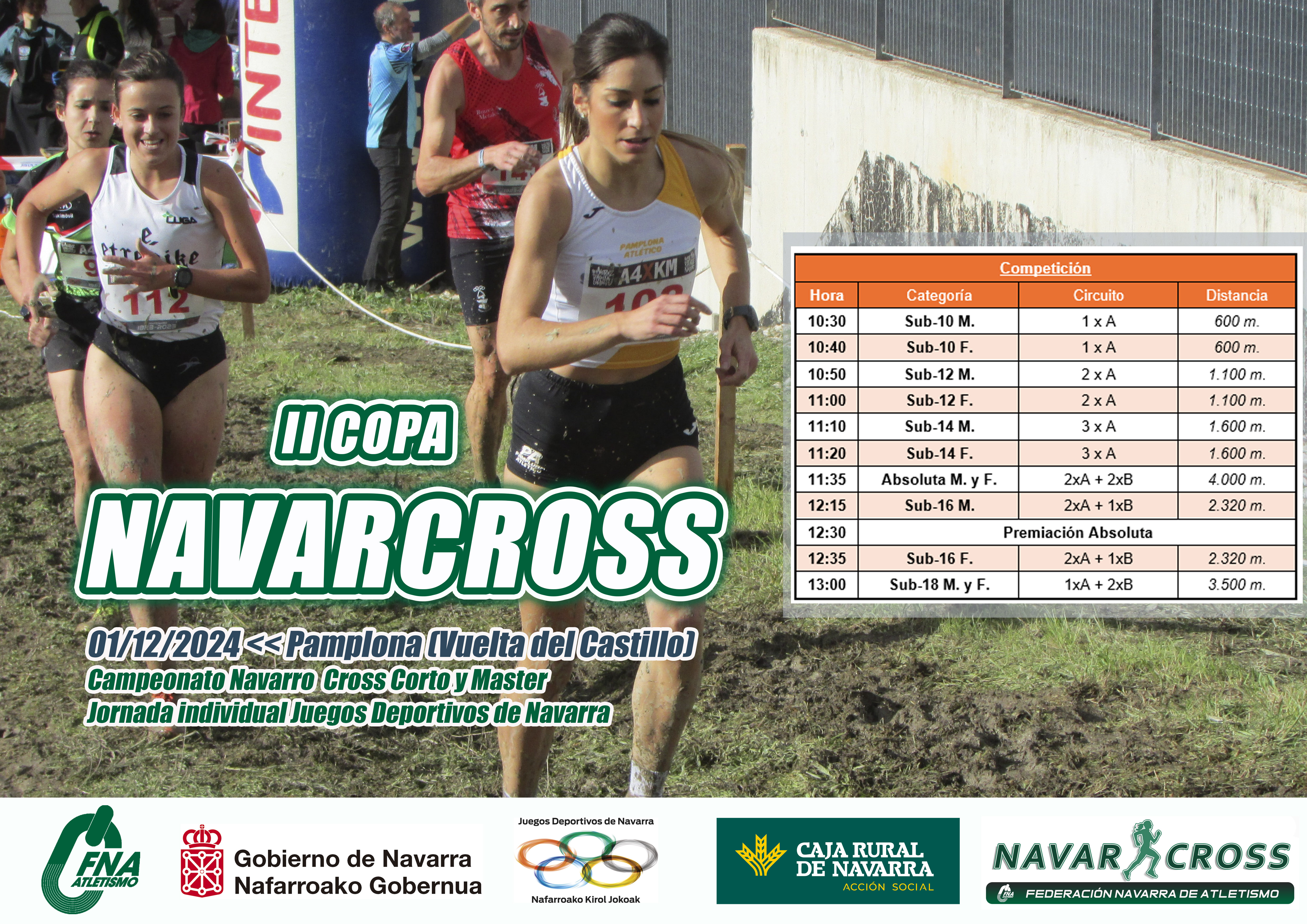Campeonato Navarro Cross corto y Máster.